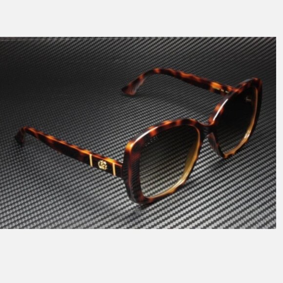 Sale! Gucci Womens 56mm Sunglasses Brown - Picture 3 of 5